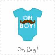 Oh Boy! Baby Shower Theme